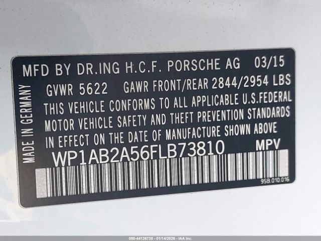 2015 PORSCHE MACAN WP1AB2A56FLB73810 Photo 8