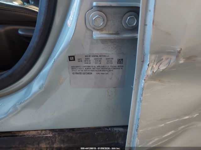 1G1RA6S51JU134504 Chevrolet VOLT LT