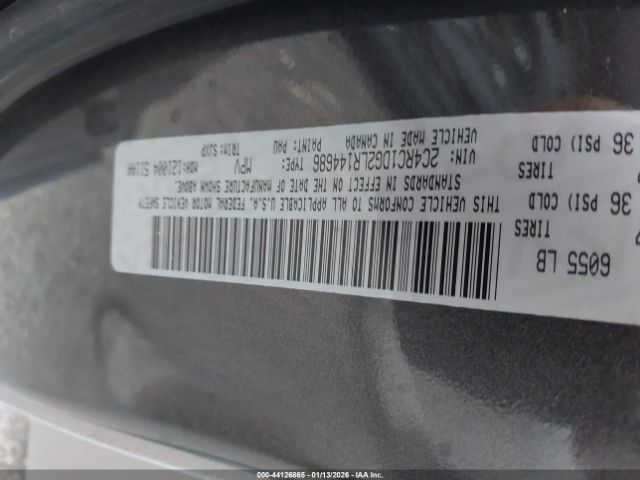 2020 CHRYSLER VOYAGER 2C4RC1DG2LR144686 Photo 8
