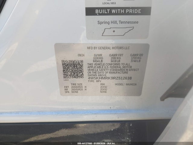 4W5KHMRK9RZ512638 Acura Zdx A-spec