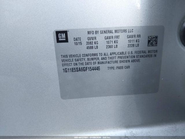 2016 CHEVROLET MALIBU LIMITED 1G11E5SA6GF154446 Photo 8
