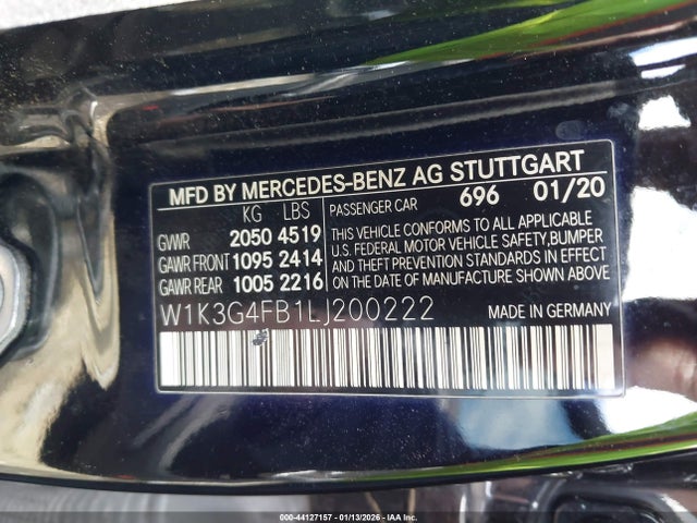 2020 MERCEDES-BENZ A 220 W1K3G4FB1LJ200222 Photo 8