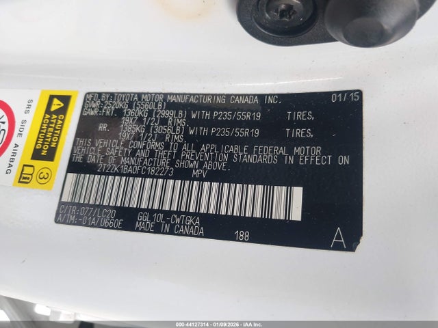 2015 LEXUS RX 2T2ZK1BA0FC182273 Photo 8