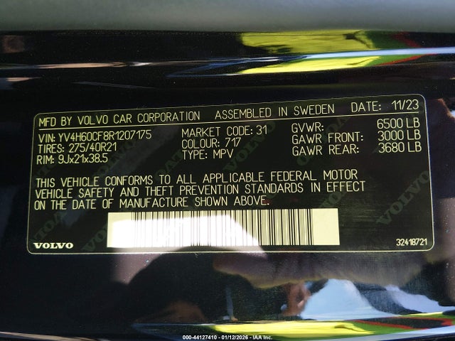 2024 VOLVO XC90 YV4H60CF8R1207175 Photo 8