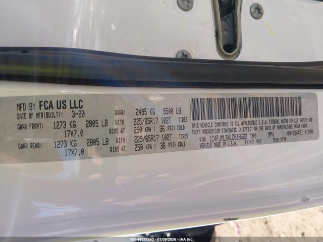 Jeep Cherokee Latitude Plus 2020 1C4PJMLBXLD618522 Image 9