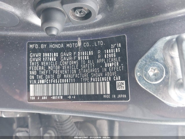 JHMFC1F45JX006711 Honda CIVIC EX