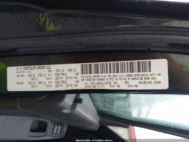 2012 JEEP LIBERTY 1C4PJLAK9CW103786 Photo 8