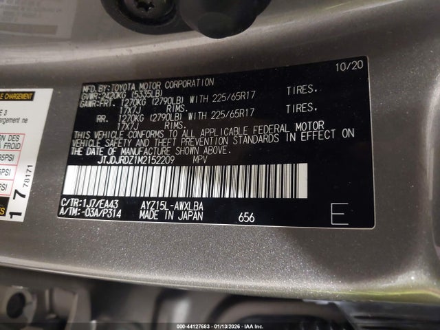 2021 LEXUS NX JTJDJRDZ1M2152209 Photo 8