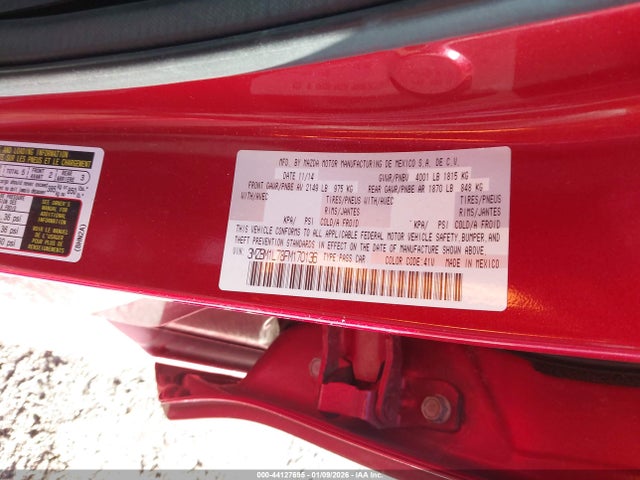 3MZBM1L78FM170136 Mazda 3 TOURING