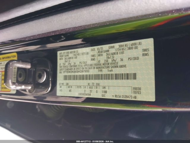 2025 FORD F-150 1FTEW3K8XSKD97653 Photo 8