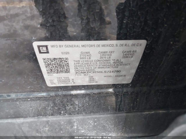 2020 CHEVROLET BLAZER 3GNKBCRS0LS714790 Photo 8