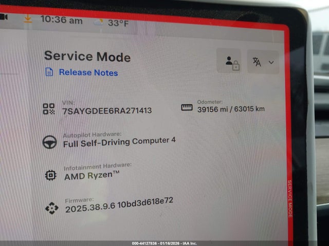 7SAYGDEE6RA271413 Tesla Model Y Long Range Dual Motor All-wheel Drive
