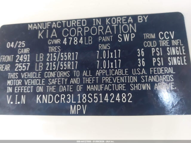 KNDCR3L18S5142482 KIA Niro Wind