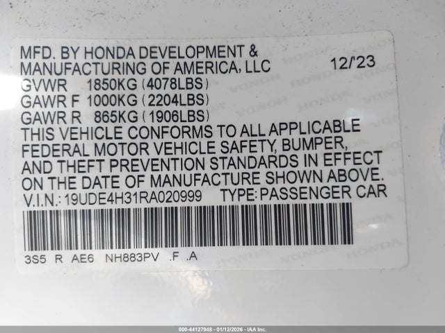 2024 ACURA INTEGRA 19UDE4H31RA020999 Photo 8