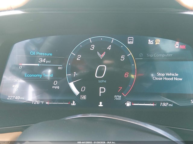 1G1YC3D46P5127057 Chevrolet Corvette Stingray Rwd 3lt