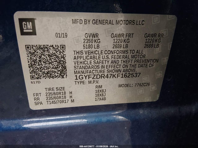 2019 CADILLAC XT4 1GYFZDR47KF162537 Photo 8