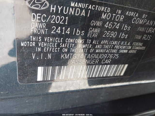 2022 GENESIS G70 KMTG34TA6NU097675 Photo 8