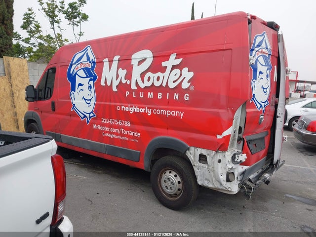 3C6TRVDG1JE121188 RAM Promaster 2500 High Roof 159 Wb