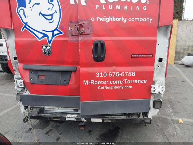 3C6TRVDG1JE121188 RAM Promaster 2500 High Roof 159 Wb