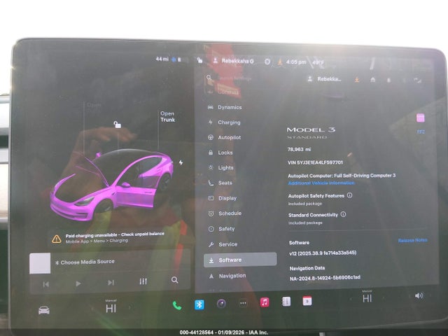 2020 TESLA MODEL 3 5YJ3E1EA4LF597701 Photo 6