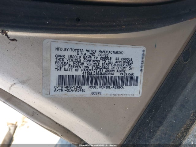 1995 Toyota Avalon Xls მანქანა იყიდება აუქციონზე, vin: 4T1GB11E9SU060813, აუქციონის ნომერი: 44128714