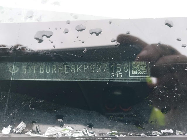 2019 TOYOTA COROLLA 5YFBURHE8KP927158 Photo 8