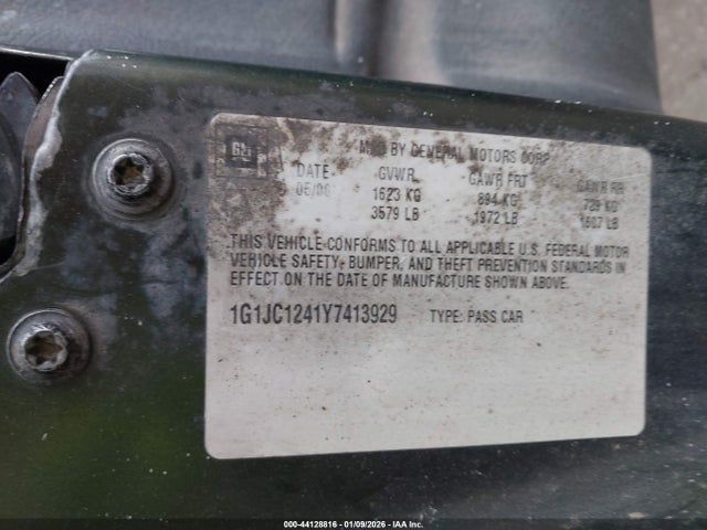 2000 CHEVROLET CAVALIER 1G1JC1241Y7413929 Photo 8