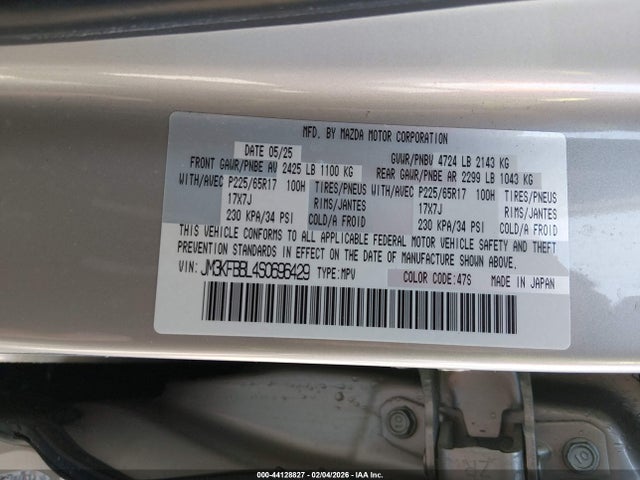 Mazda Cx-5 2.5 S Select 2025 JM3KFBBL4S0696429 Image 9