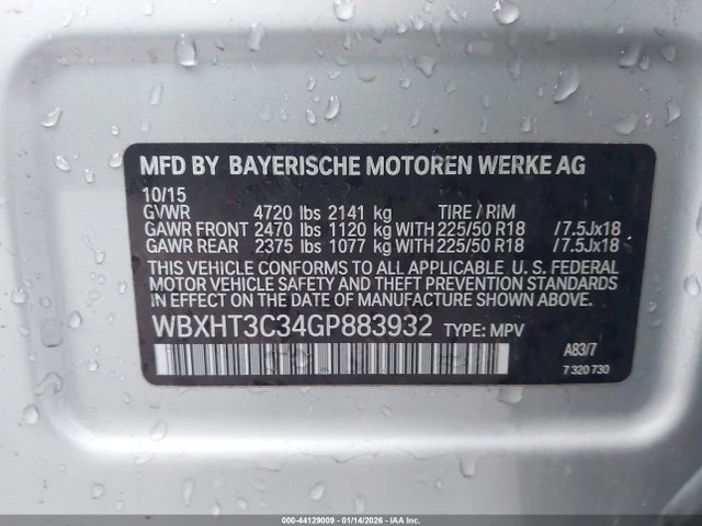 2016 BMW X1 WBXHT3C34GP883932 Photo 8