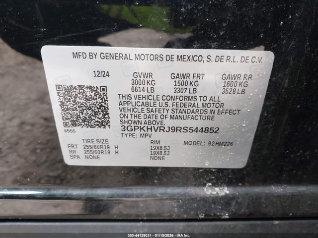 Honda Prologue Ex 2024 3GPKHVRJ9RS544852 Image 9