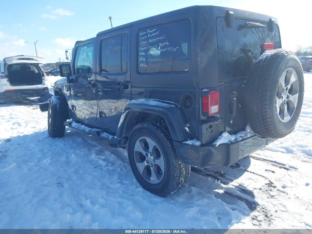 2017 Jeep Wrangler Unlimited Sahara მანქანა იყიდება აუქციონზე, vin: 1C4BJWEG8HL621978, აუქციონის ნომერი: 44129177