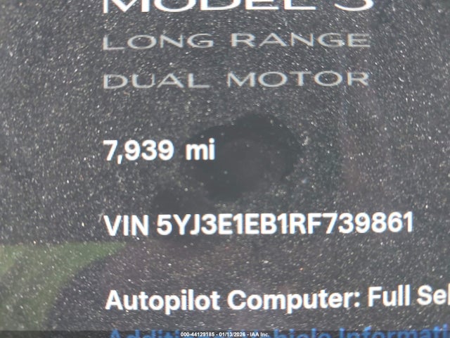 2024 TESLA MODEL 3 5YJ3E1EB1RF739861 Photo 6
