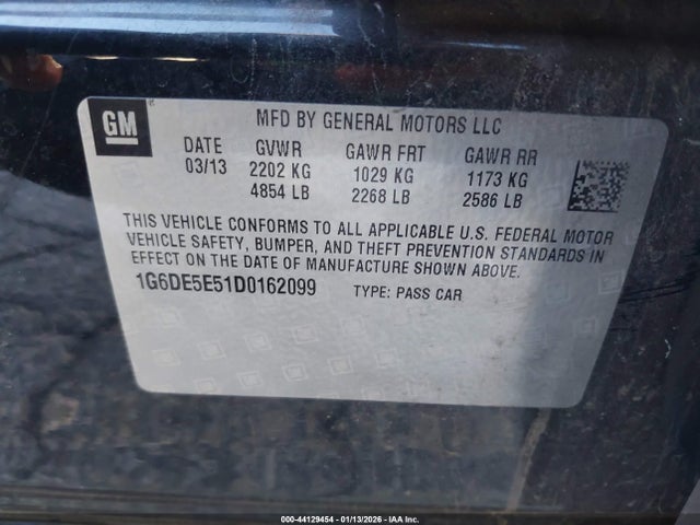 2013 CADILLAC CTS 1G6DE5E51D0162099 Photo 8