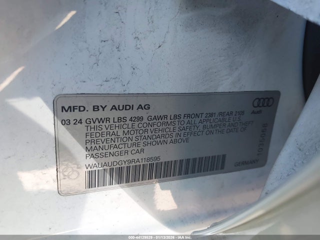 2024 AUDI A3 WAUAUDGY9RA118595 Photo 8