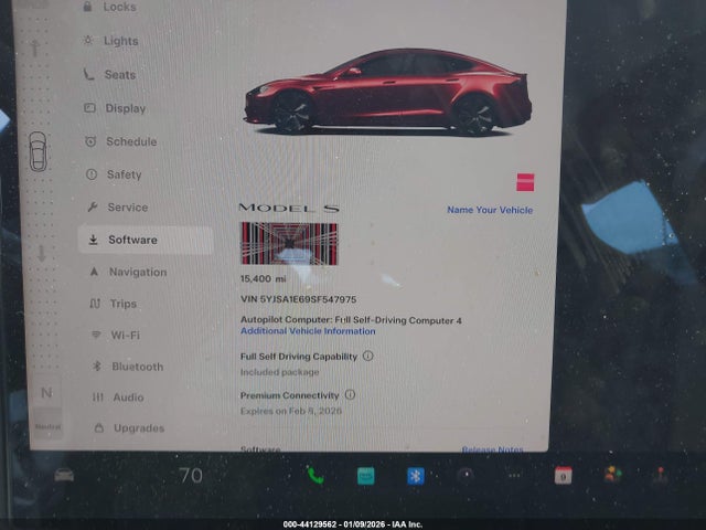 2025 TESLA MODEL S 5YJSA1E69SF547975 Photo 6