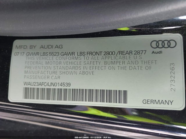 2018 AUDI A7 WAU23AFC4JN014539 Photo 8