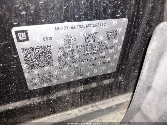 1GNERFKW1LJ126034 Chevrolet Traverse Ls
