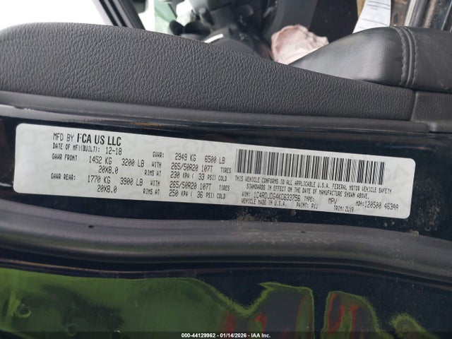 Продажа на аукционе авто 2019 Dodge Durango Gt Plus Awd, vin: 1C4RDJDG4KC633756, номер лота: 44129962