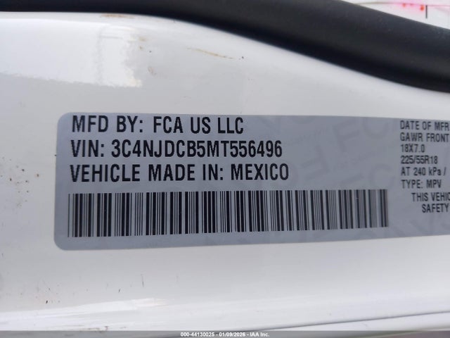 Jeep Compass Limited 4x4 2021 3C4NJDCB5MT556496 Image 9