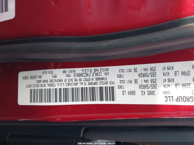 2014 JEEP GRAND CHEROKEE 1C4RJFJT4EC309010 Photo 8