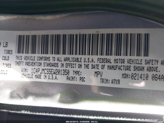 2014 JEEP CHEROKEE 1C4PJMCS5EW201350 Photo 8