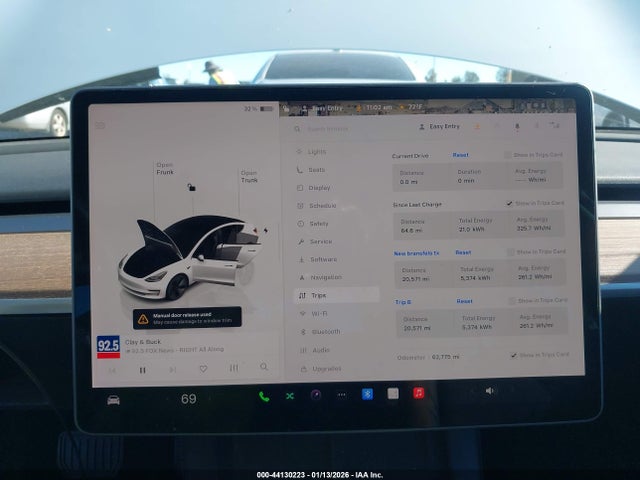 2022 TESLA MODEL 3 5YJ3E1EB5NF256111 Photo 6