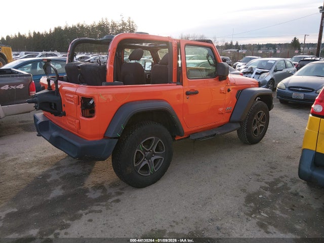 1C4GJXAG0JW242365 Jeep Wrangler Sport S 4x4