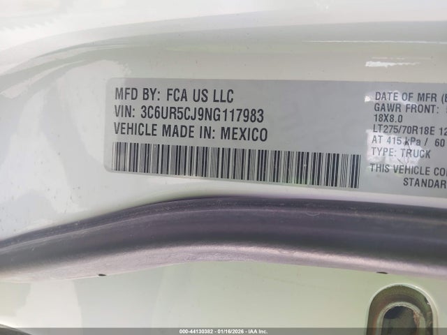 3C6UR5CJ9NG117983 RAM 2500