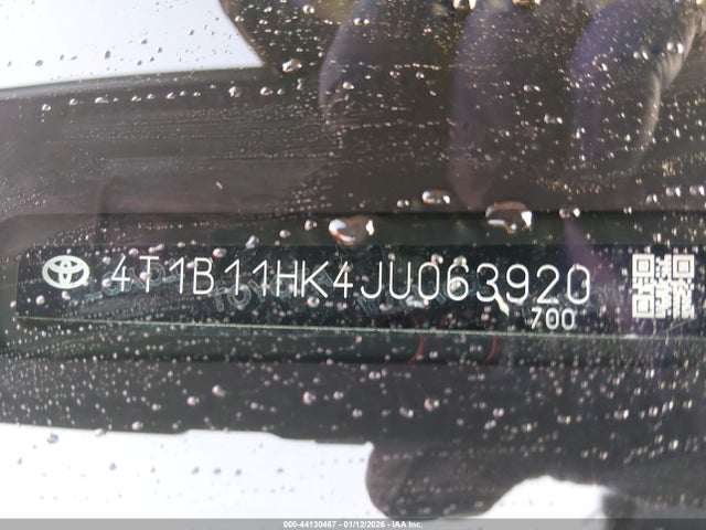 4T1B11HK4JU063920 Toyota CAMRY SE