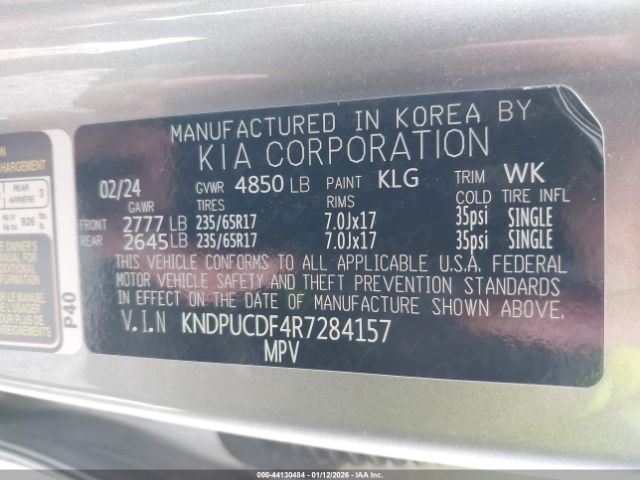2024 KIA SPORTAGE KNDPUCDF4R7284157 Photo 8