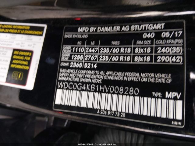 2017 MERCEDES-BENZ GLC 300 WDC0G4KB1HV008280 Photo 8