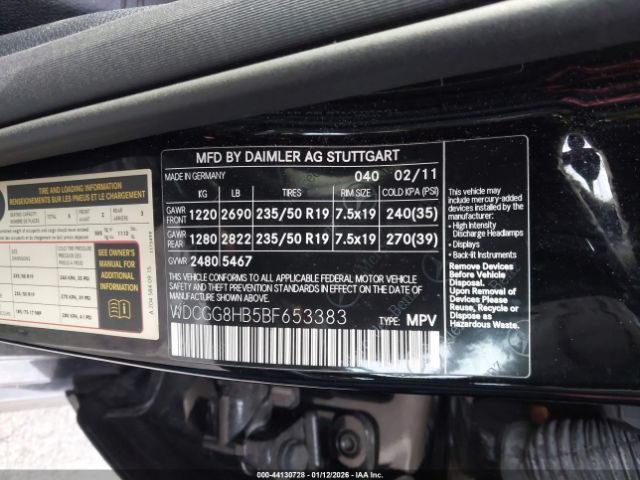 2011 MERCEDES-BENZ GLK 350 WDCGG8HB5BF653383 Photo 8