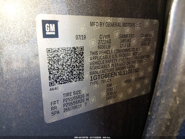 1GTG6EENXL1100782 GMC Canyon Denali