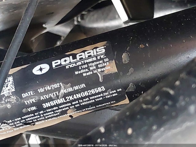 2022 POLARIS RZR 3NSRML2K4NG626583 Photo 9